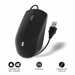 SUBBLIM SUBMO-B2BS001 mouse Office Ambidextrous USB Type-A Optical 1200 DPI