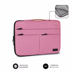 SUBBLIM SUBLS-AP36004 laptop case 35.6 cm (14") Sleeve case Grey