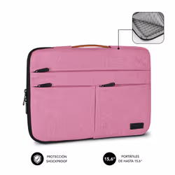 SUBBLIM SUBLS-AP36053 laptop case 39.6 cm (15.6") Sleeve case Pink