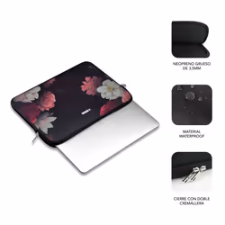 SUBBLIM SUBLS-SKIN151 laptop case 39.6 cm (15.6") Sleeve case Multicolour
