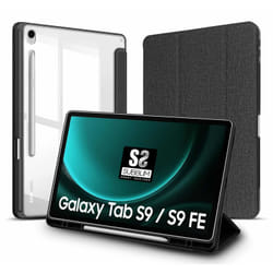 SUBBLIM SUBCST-5SC500 tablet case 27.7 cm (10.9") Folio Black, Transparent