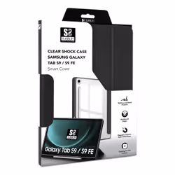 SUBBLIM SUBCST-5SC500 tablet case 27.7 cm (10.9") Folio Black, Transparent