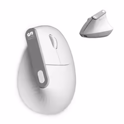 SUBBLIM SUBMO-EDNVW02, Right-hand, Vertical design, Optical, Bluetooth + USB Type-C, 4000 DPI, White