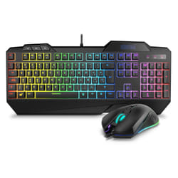 Krom Krusher keyboard Mouse included Gaming USB Black