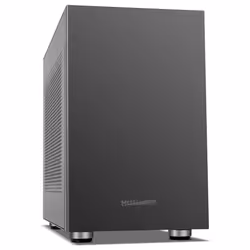 NOX Hummer Vault, Micro Tower, PC, Black, ITX, micro ATX, Metal, SPCC, 15.5 cm