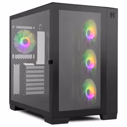 NOX Hummer Astra, Midi Tower, PC, Black, ATX, ITX, micro ATX, Steel, Tempered glass, Gaming