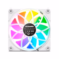 NOX Hummer EASY LINK Computer case Air cooler 12 cm White 3 pc(s) - Additional view 6