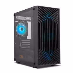 NOX Infinity EPSILON, Mini Tower, PC, Black, ITX, micro ATX, Steel, ABS, Multi