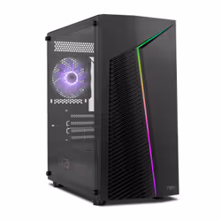 NOX Infinity ZETA, Mini Tower, PC, Black, ITX, micro ATX, Steel, Multi