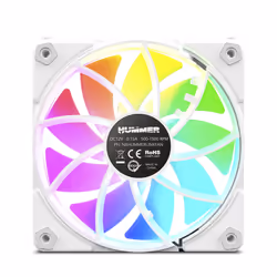 NOX NXHUMMERELINKWH, Fan, 12 cm, White