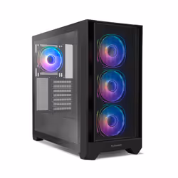 NOX Hummer PLASMA Midi Tower Black