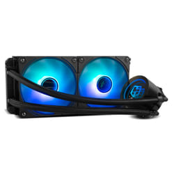 NOX Hummer M-240 ARGB Processor All-in-one liquid cooler 12 cm Black
