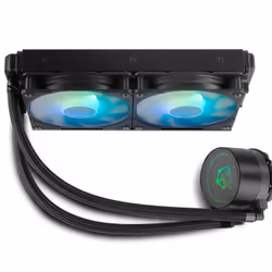 NOX Hummer M-240 ARGB Processor All-in-one liquid cooler 12 cm Black