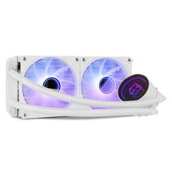 NOX M-240 ARGB Processor All-in-one liquid cooler 12 cm White