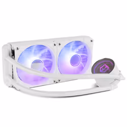 NOX M-240 ARGB Processor All-in-one liquid cooler 12 cm White