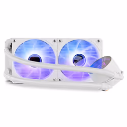 NOX M-240 ARGB Processor All-in-one liquid cooler 12 cm White