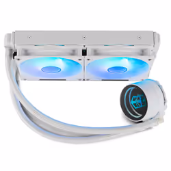NOX M-240 ARGB Processor All-in-one liquid cooler 12 cm White - Additional view 4