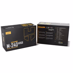 NOX M-240 ARGB Processor All-in-one liquid cooler 12 cm White - Additional view 8