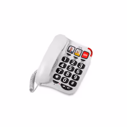 SPC Comfort Numbers 2, Analog telephone, Wired handset, White