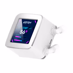 ABYSM Oceanic LCD 360 ARGB Processor All-in-one liquid cooler 12 cm White 1 pc(s)