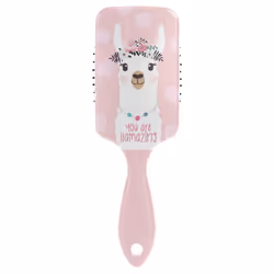 You Are Amazing Llama Hair Brush for Wet & Dry Hair Grip Soft Bristles for Anti Static & Frizz Air Cushion Comb for Women Gir ...