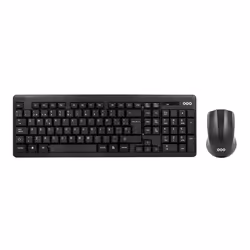 OQO -TR002-W, Wireless, Bluetooth, Membrane, QWERTY, Black, Mouse included