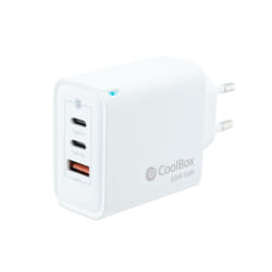 CoolBox COO-CUP-65CCA mobile device charger Universal White AC Indoor