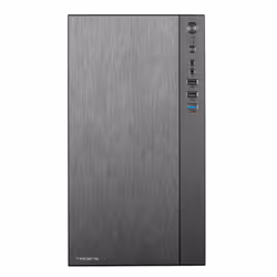 Tacens Anima ACX Mini Tower Micro ATX PC Case Brushed Aluminium Front 12cm Fan USB 3.0 Black