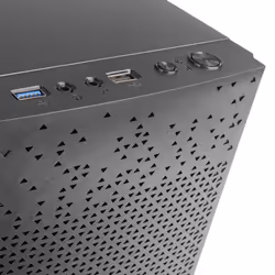Tacens Anima AC6500 Compact Micro ATX PC Case Front Mesh Cooling 500W Power Supply USB 3.0 Black