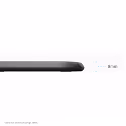 ZENS Dual+Watch Aluminium Wireless Charger – Black