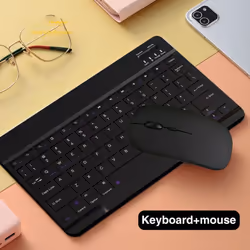 Bluetooth Wireless Keyboard And Mouse Russian French Portugue Spanish Korean Language For Android iOS Windows Phone Tablet iP ...