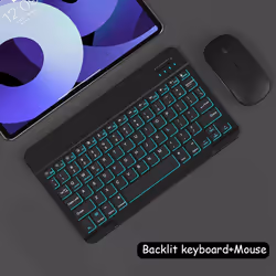 Bluetooth Wireless Keyboard And Mouse Russian French Portugue Spanish Korean Language For Android iOS Windows Phone Tablet - ...