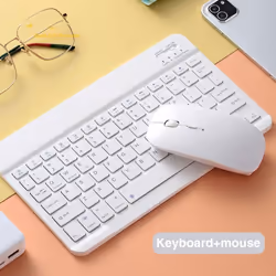 Bluetooth Wireless Keyboard And Mouse Russian French Portugue Spanish Korean Language For Android iOS Windows Phone Tablet iP ...