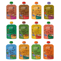 Ella's Kitchen Stage 2 Mixed Case Selection From 7 Month 11 x 130g + 1 x 80g