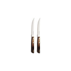 Tramontina Churrasco Set of 2 Steak Knives, Brown