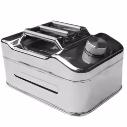 WINCHMAX Jerry Can 10ltr Stainless Steel. Fuel, Petrol, Diesel, Water. Compact Pattern.