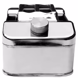 WINCHMAX Jerry Can 10ltr Stainless Steel. Fuel, Petrol, Diesel, Water. Compact Pattern.