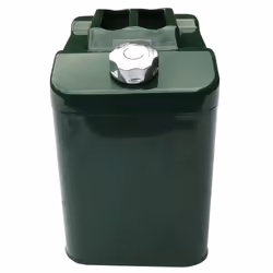 WINCHMAX Jerry Can 25ltr Green Steel. Fuel, Petrol, Diesel, Water.