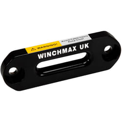 WINCHMAX Aluminium Hawse Fairlead. Black with Laser Etched Logo