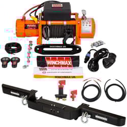 13,500lb 12V Winch. 25m x10 mm Armourline Rope. Defender Winch Bumper.