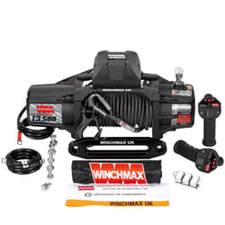 13,500lb 'SL'  Military Grade 12V Winch. 25m x 10mm Armourline Rope.