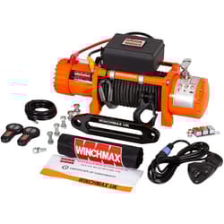 13,500lb 12V Winch. 25m x10 mm Armourline Rope.