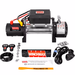 13,500lb Military Grade 12V Winch. No Rope, No Fairlead.