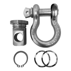 WINCHMAX Swivel Recovery Eye. Stainless Steel for Winch Bumper Including 4.75 Ton  3/4 inch Shackle