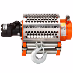 20,000lb Hydraulic Z Winch. 25m x 14mm Steel Rope.
