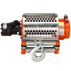 20,000lb Hydraulic Z Winch. 25m x 14mm Steel Rope.