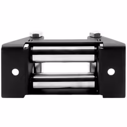 WINCHMAX Roller Fairlead, Small, Military Grade Matt Black. Stainless Steel Rollers.