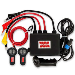 WINCHMAX Complete 24V Electric Winch Control Box, Wander Lead & Twin Wireless Remote Control