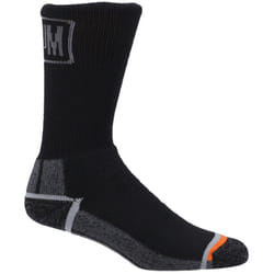 Magnum MX5 Men's Black Work Socks - Black, M
