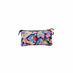 Princess Fearless-Triple HS Pencil Case, Multicolour, 23 x 11 cm